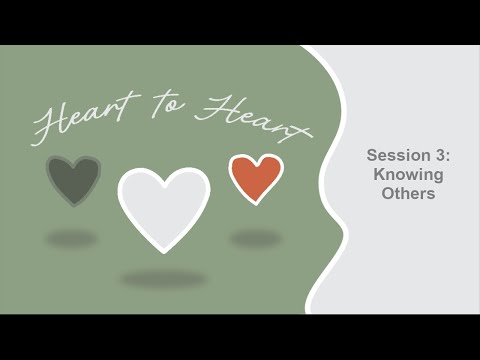 Heart to Heart Conference 2025 – Session 3: Knowing Others